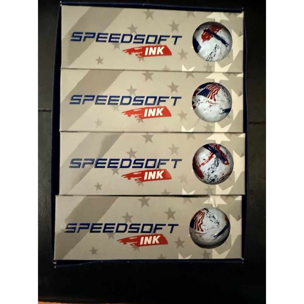 Taylormade Speedsoft Ink USA Golf Ball One Dozen